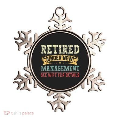 Retired Under New Management See Wife For Details Husband Ornament