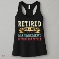 Retired Under New Management See Wife For Details Husband Women's Tank Top thumb 3