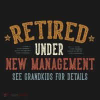 Retired Under New Management See Grandkids Grandpa Grandma Women's Hoodie thumb 2