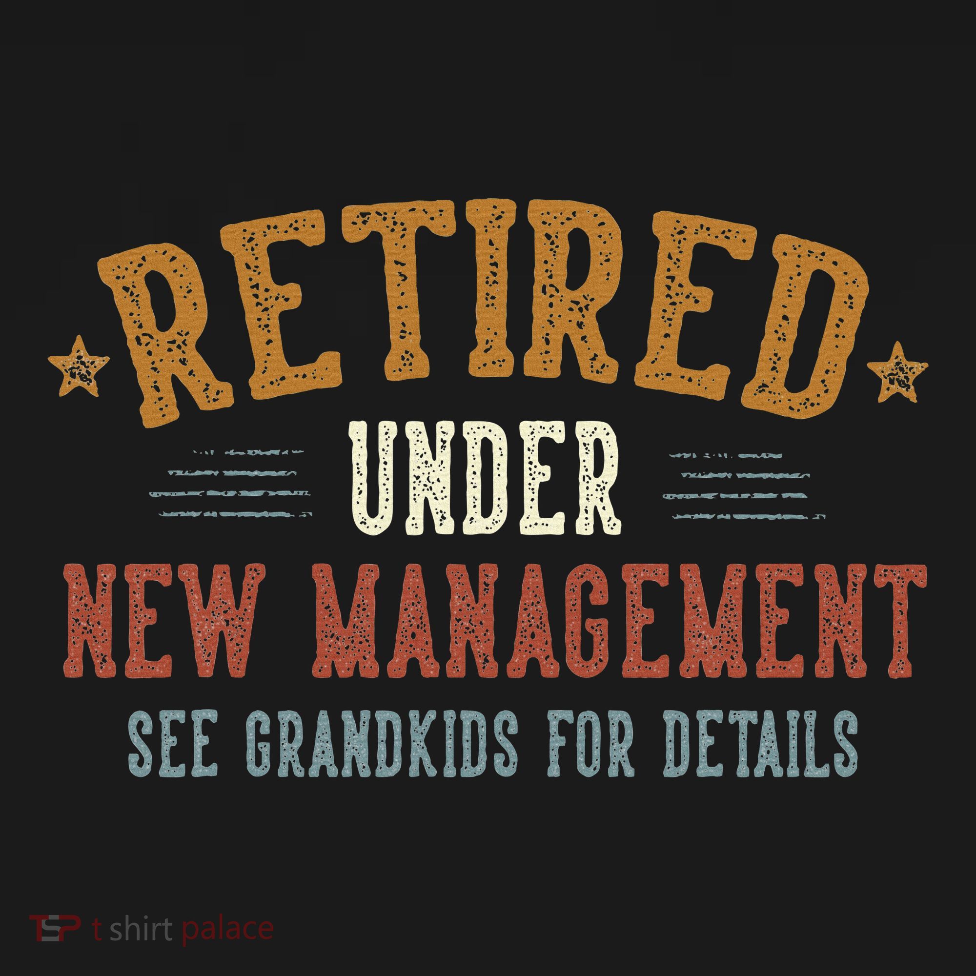 Retired Under New Management See Grandkids Grandpa Grandma Women's Tank Top