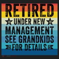 Retired Under New Management See Grandkids For Details Women's Sweatshirt thumb 2