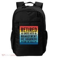 Retired Under New Management See Grandkids For Details Backpack thumb 0