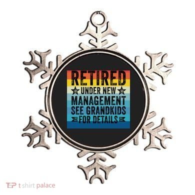 Retired Under New Management See Grandkids For Details Ornament