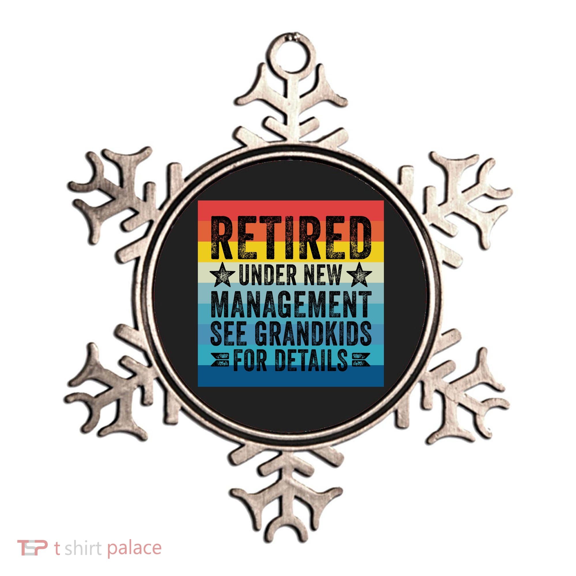 Retired Under New Management See Grandkids For Details Ornament