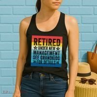 Retired Under New Management See Grandkids For Details Women's Tank Top thumb 2