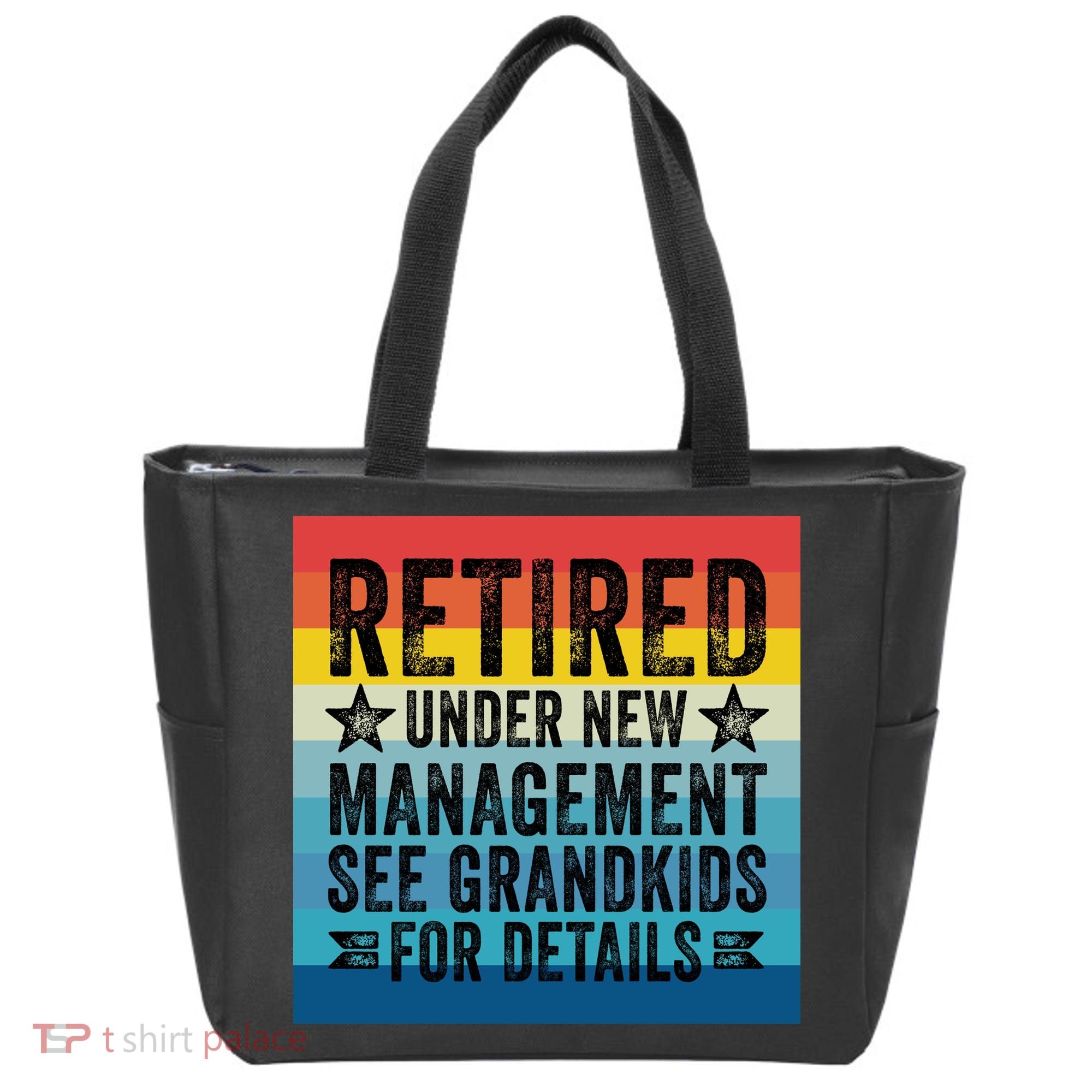Retired Under New Management See Grandkids For Details Tote Bag