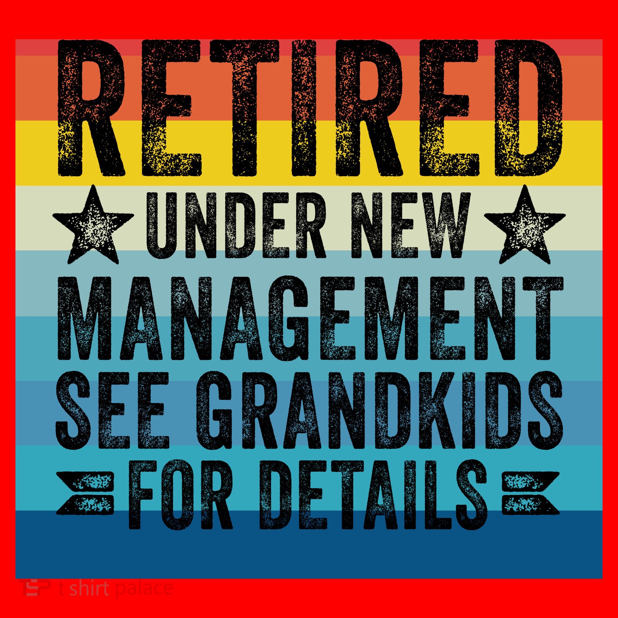 Retired Under New Management See Grandkids For Details Santa Hat