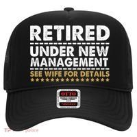 Retired Under New Management See Wife For Details Funny Husband Hat thumb 0