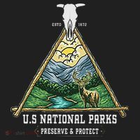 Retro US National Parks Preserve And Protect Outdoor Beanie thumb 2