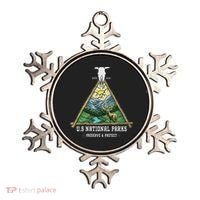 Retro US National Parks Preserve And Protect Outdoor Ornament thumb 0