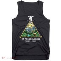Retro US National Parks Preserve And Protect Outdoor Tank Top thumb 0