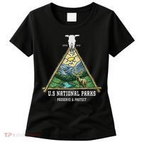 Retro US National Parks Preserve And Protect Outdoor Women's T-Shirt thumb 0