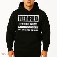 Retired Under New Management See Wife For Details Hoodie thumb 2