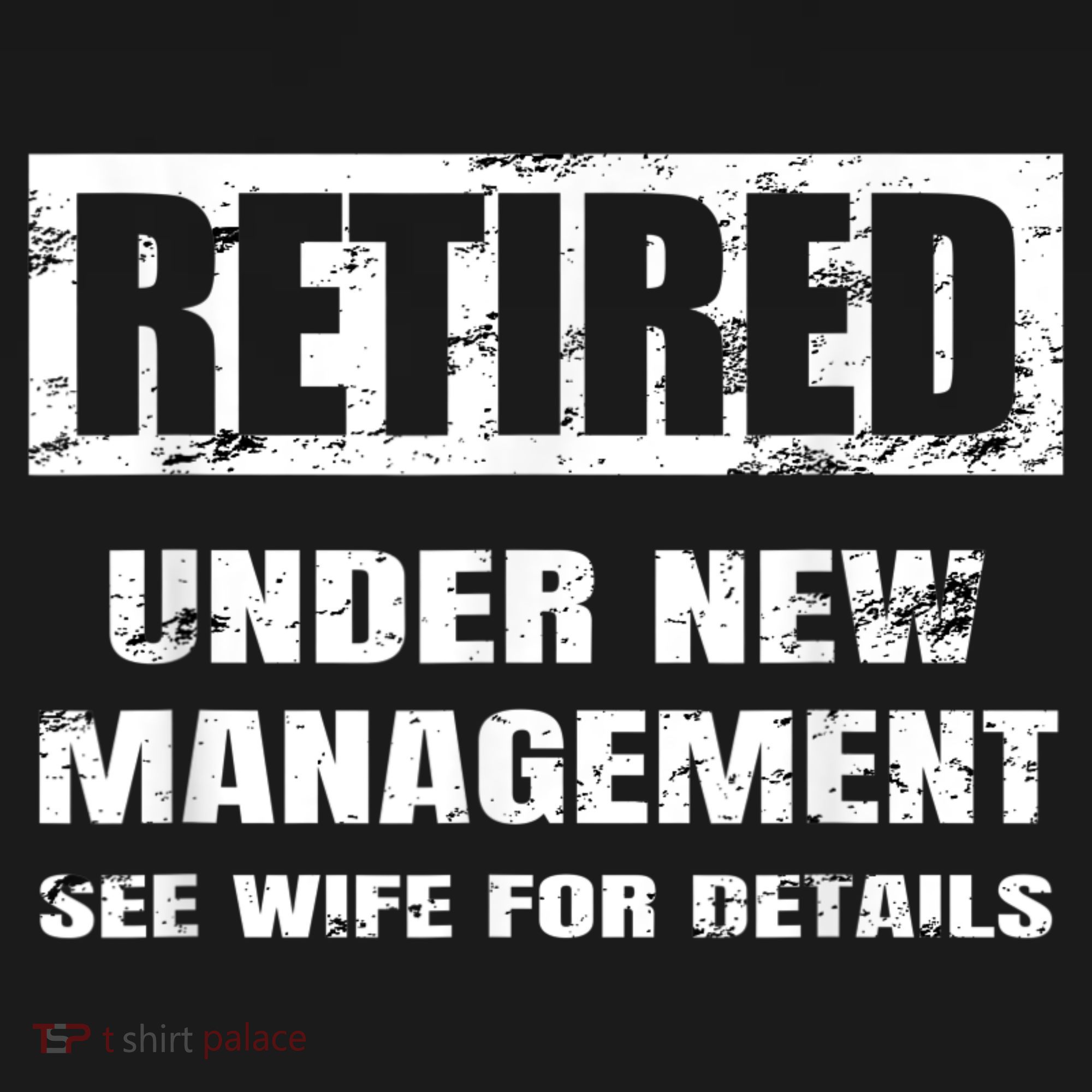 Retired Under New Management See Wife For Details Ornament