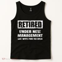 Retired Under New Management See Wife For Details Tank Top thumb 2