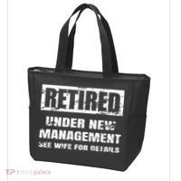 Retired Under New Management See Wife For Details Tote Bag thumb 3