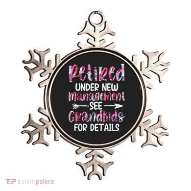 Retired Under New Management See Grandkids, Funny Retirement Ornament