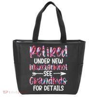 Retired Under New Management See Grandkids, Funny Retirement Tote Bag thumb 0