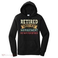 Retired Under New Management See Wife For Details Husband Women's Hoodie thumb 0
