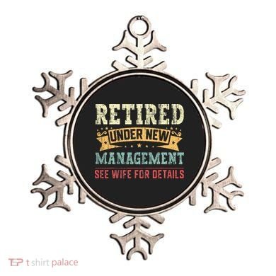 Retired Under New Management See Wife For Details Husband Ornament