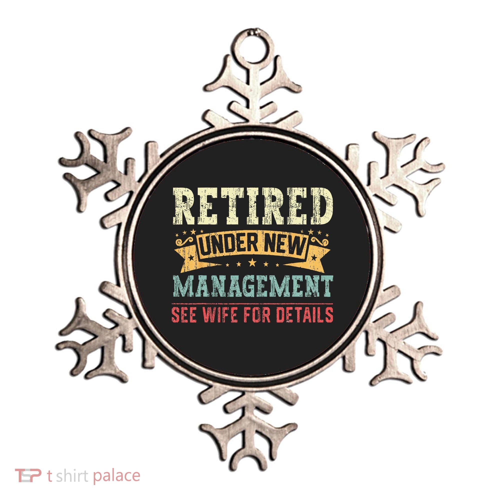Retired Under New Management See Wife For Details Husband Ornament