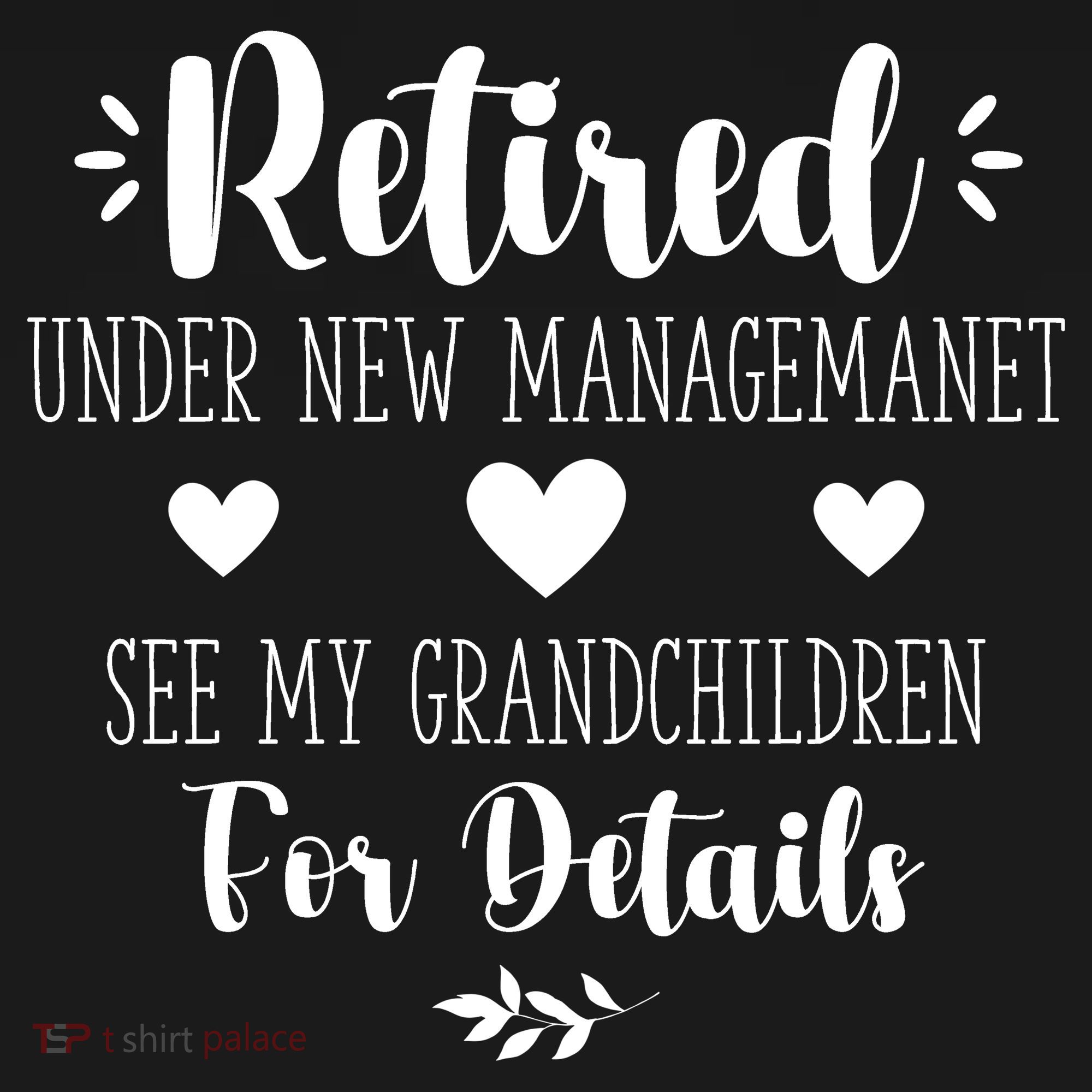 Retired Under New Management See Grandchildren For Details Women's Hoodie