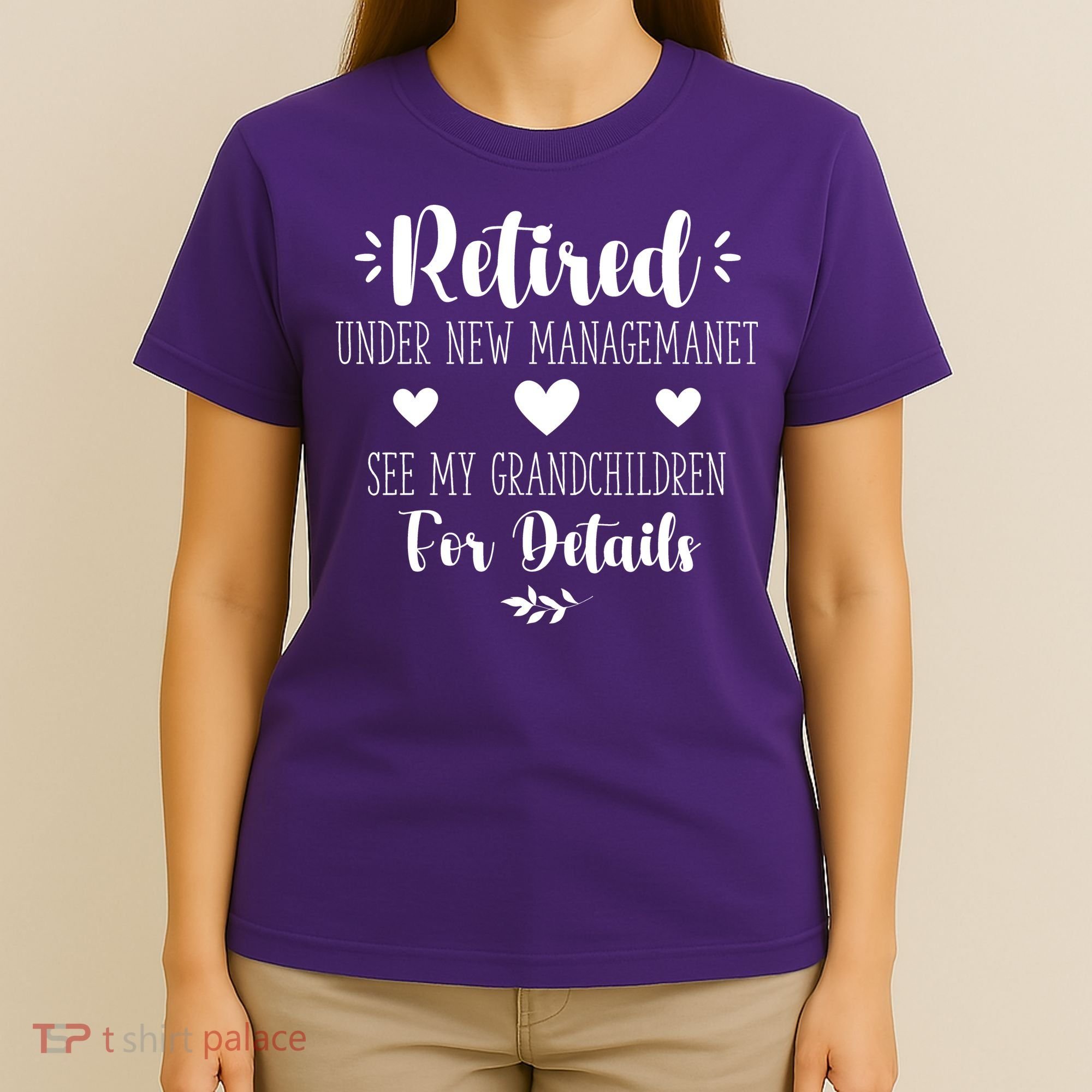 Retired Under New Management See Grandchildren For Details T-Shirt