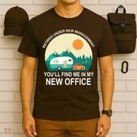 Retired Under New Management You'll Find Me In My New Office T-Shirt thumb 6