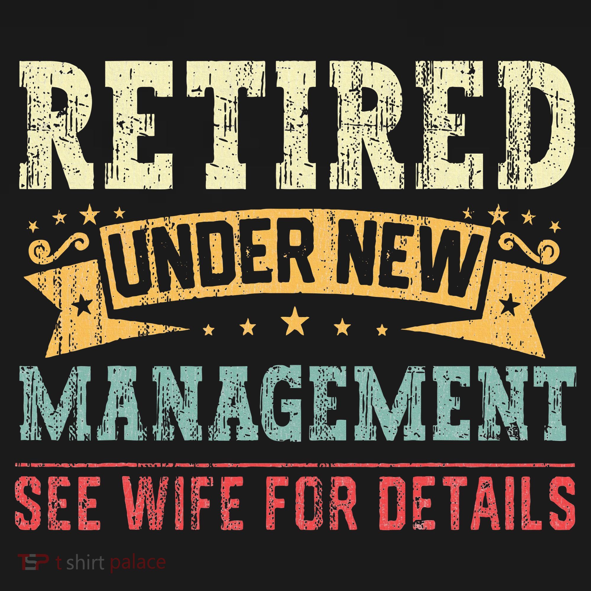 Retired Under New Management See Wife For Details Husband Women's Hoodie