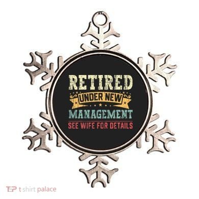 Retired Under New Management See Wife For Details Husband Ornament