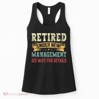 Retired Under New Management See Wife For Details Husband Women's Tank Top thumb 0