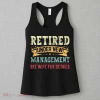 Retired Under New Management See Wife For Details Husband Women's Tank Top thumb 3