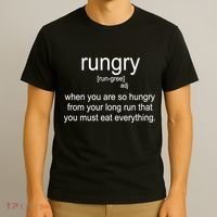 Rungry Definition Funny T-Shirt thumb 3