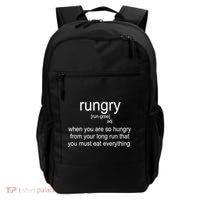 Rungry Definition Funny Backpack thumb 0