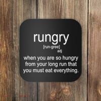 Rungry Definition Funny Coaster thumb 0