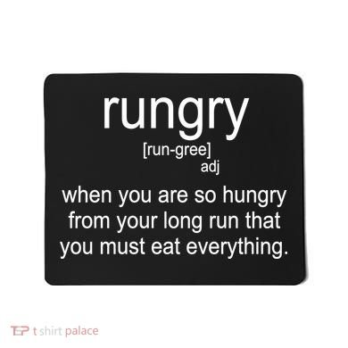 Rungry Definition Funny Mousepad