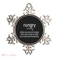 Rungry Definition Funny Ornament thumb 0