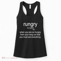 Rungry Definition Funny Women's Tank Top thumb 0