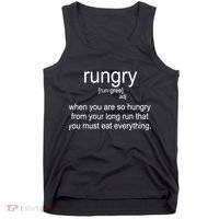 Rungry Definition Funny Tank Top thumb 0