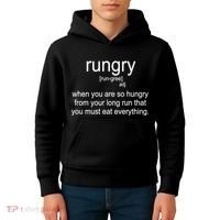 Rungry Definition Funny Kids Hoodie thumb 4