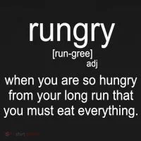Rungry Definition Funny Kids Long Sleeve Shirt thumb 2