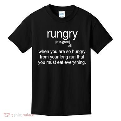 Rungry Definition Funny Kids T-Shirt