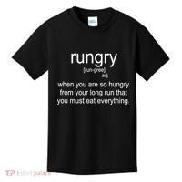 Rungry Definition Funny Kids T-Shirt thumb 0