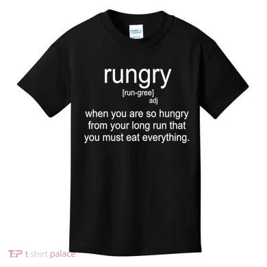 Rungry Definition Funny Kids T-Shirt