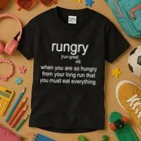 Rungry Definition Funny Kids T-Shirt thumb 3