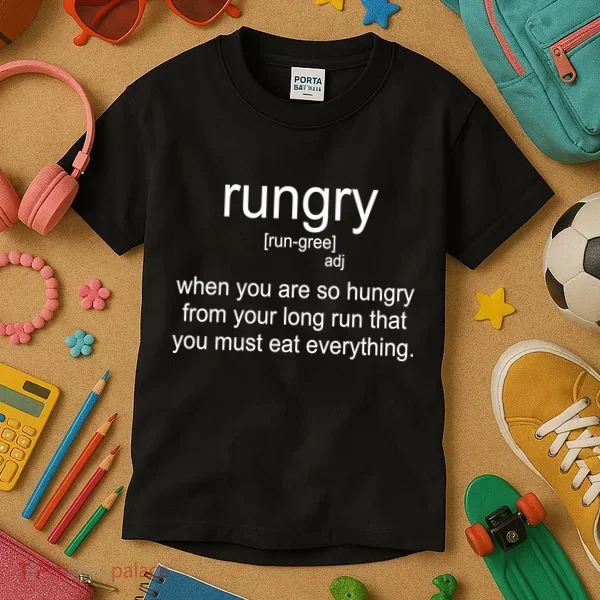Rungry Definition Funny Kids T-Shirt