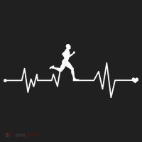 Runner Heartbeat Pulse Golf Towel thumb 3