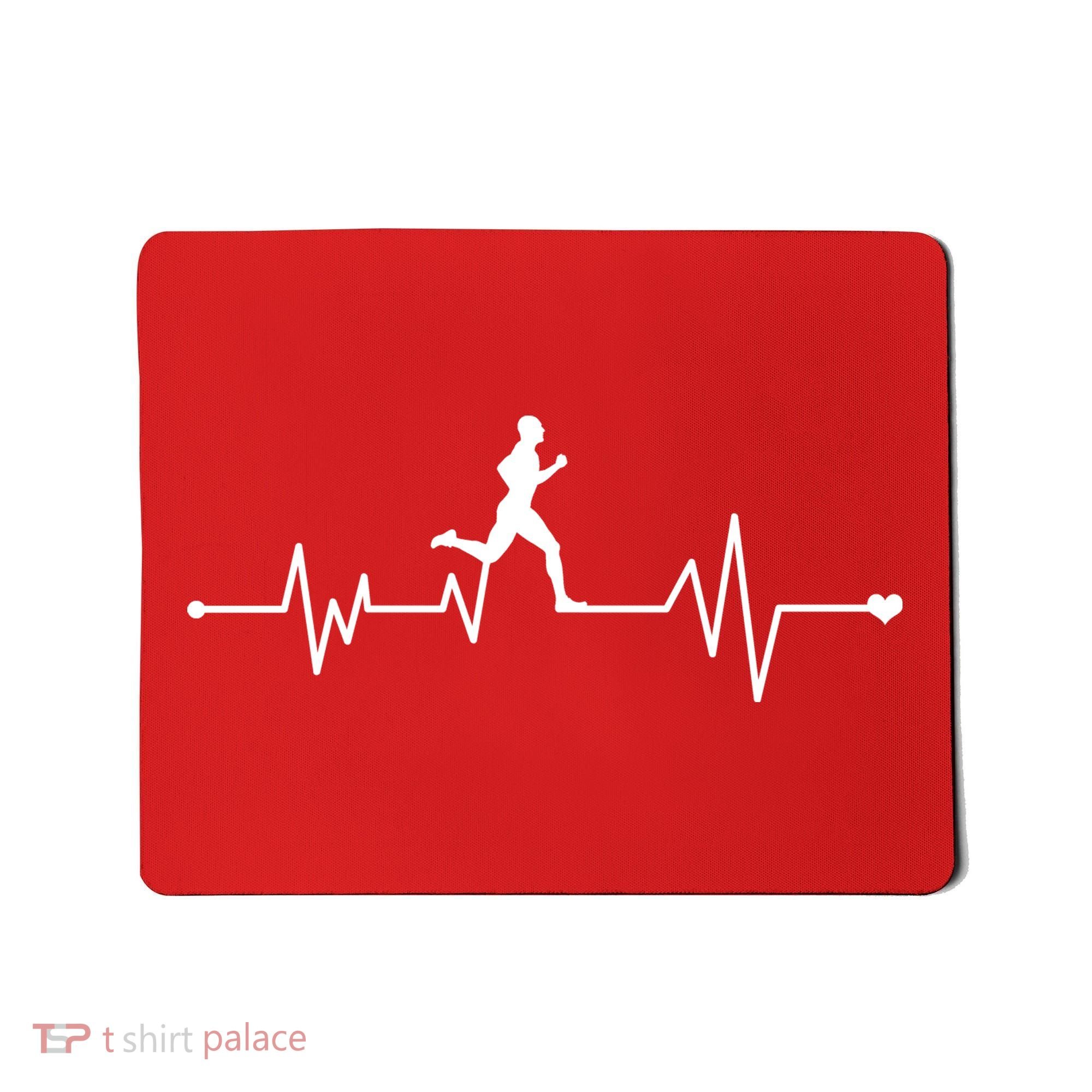 Runner Heartbeat Pulse Mousepad