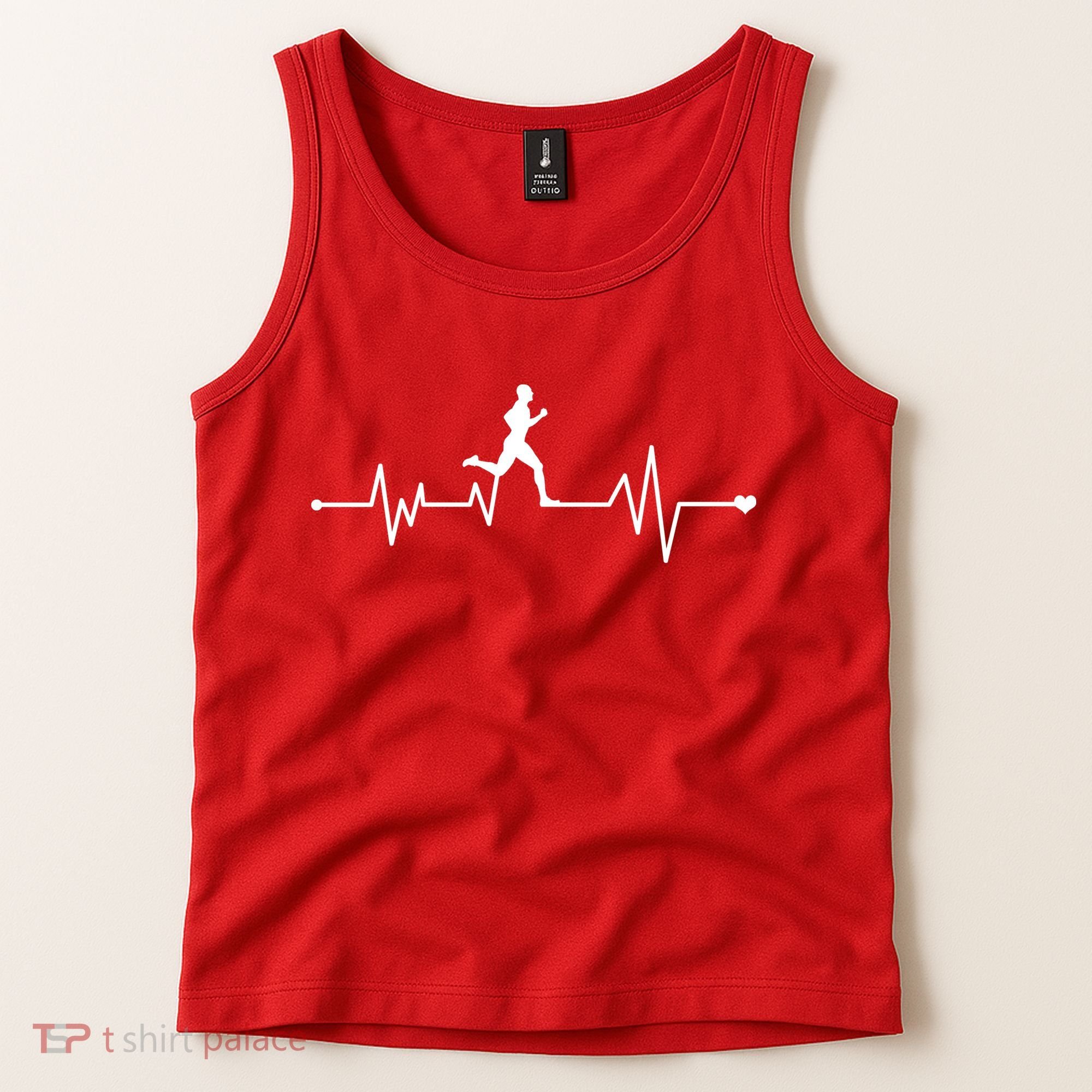Runner Heartbeat Pulse Tank Top