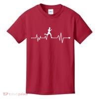 Runner Heartbeat Pulse Kids T-Shirt thumb 0